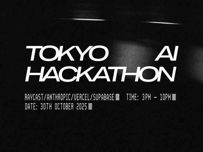 Tokyo AI Hackathon