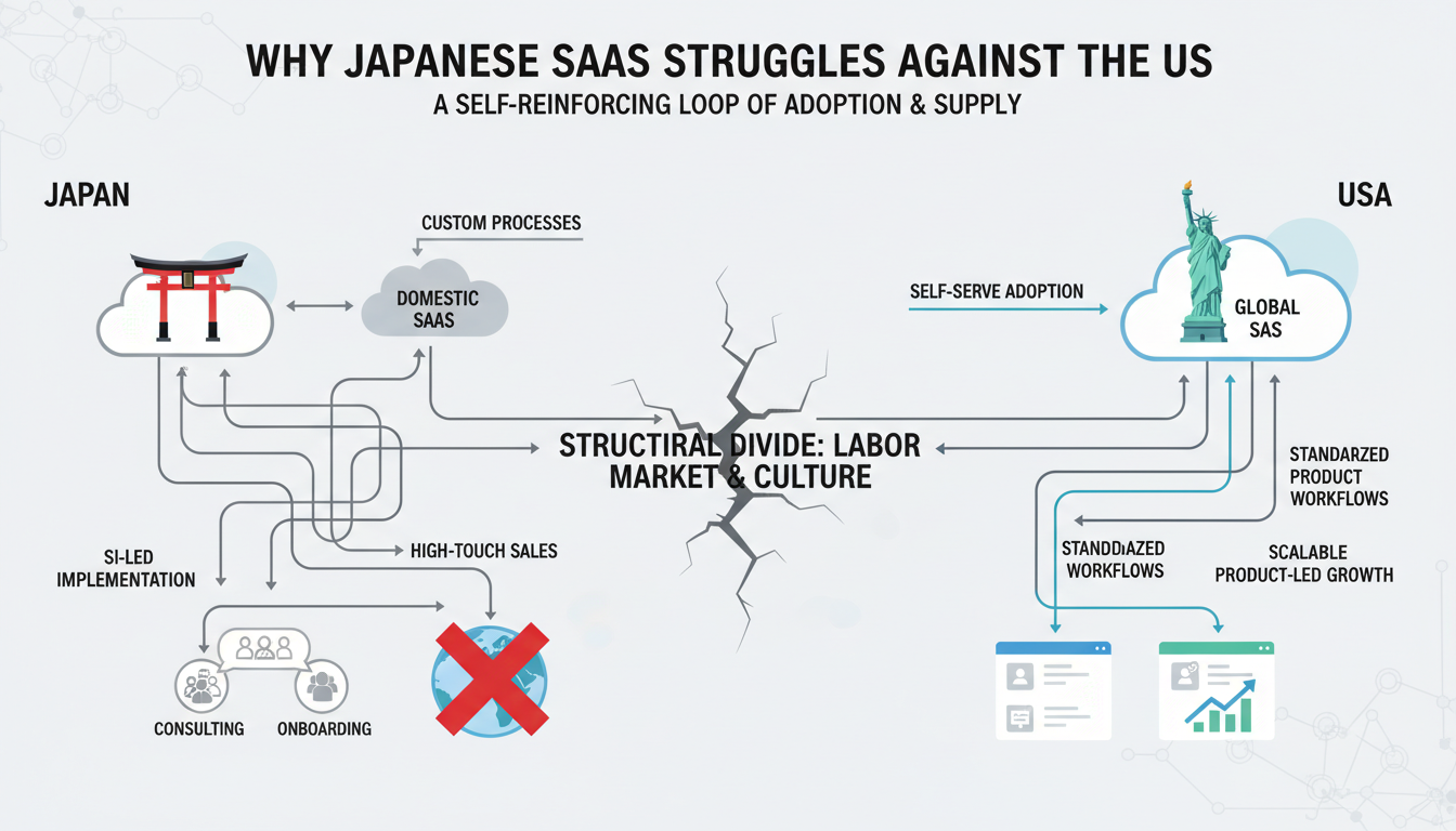 なぜ日本企業はSaaSで米国に勝てないのか