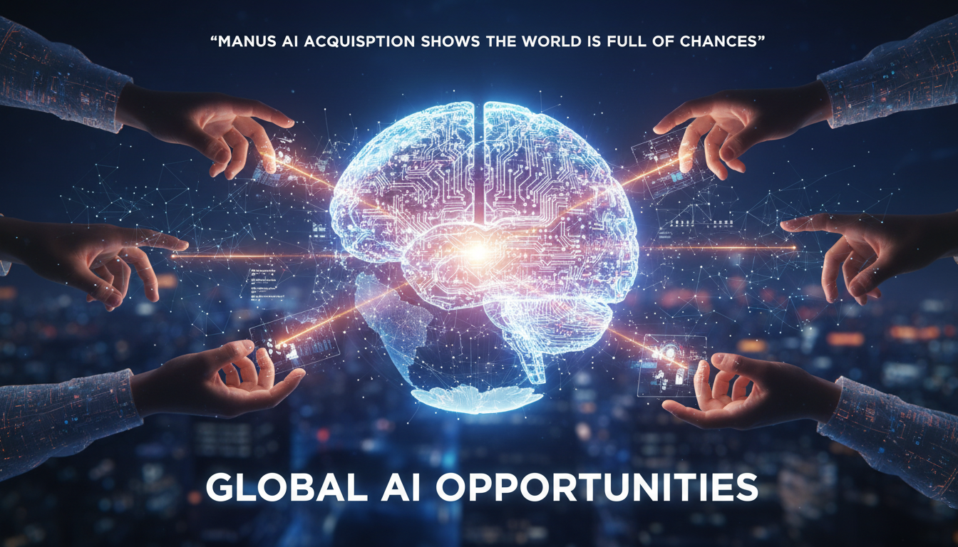 Manus AI の買収事例は世界中にチャンスが有ることを物語っている