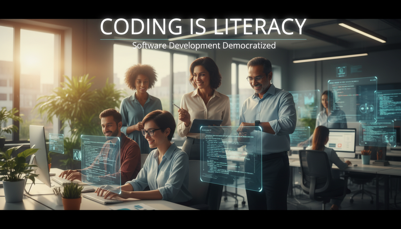 Coding is Literacy —— ソフトウェア開発の民主化