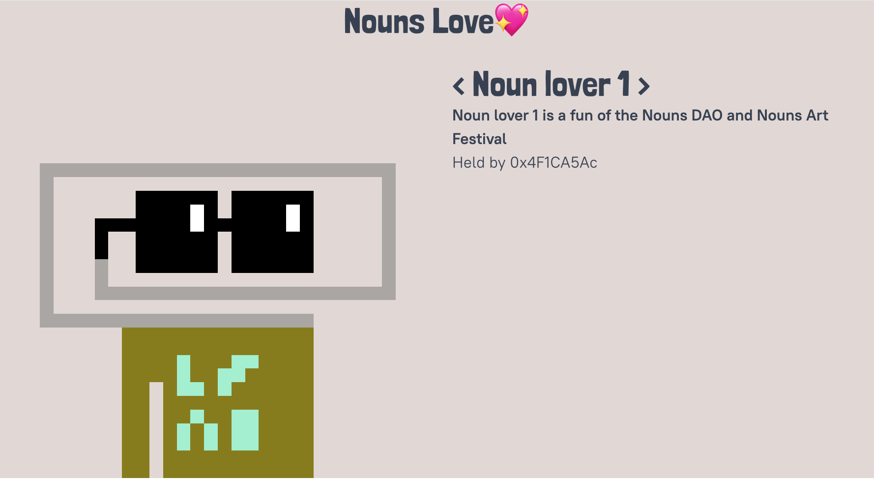 Nouns love